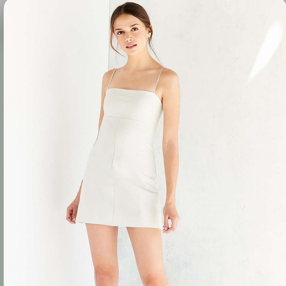 UO Audrey A-line Mini Slip Dress